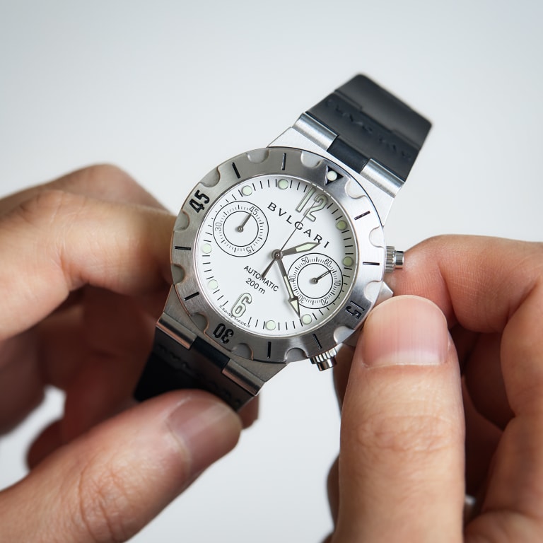 Diagono Scuba Chronograph Steel White Dial 38mm Product Image 10