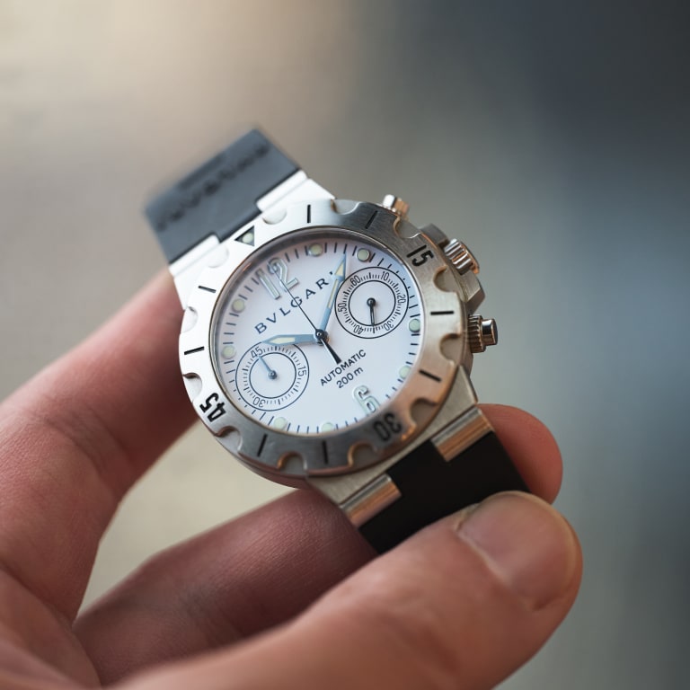 Diagono Scuba Chronograph Steel White Dial 38mm Product Image 13