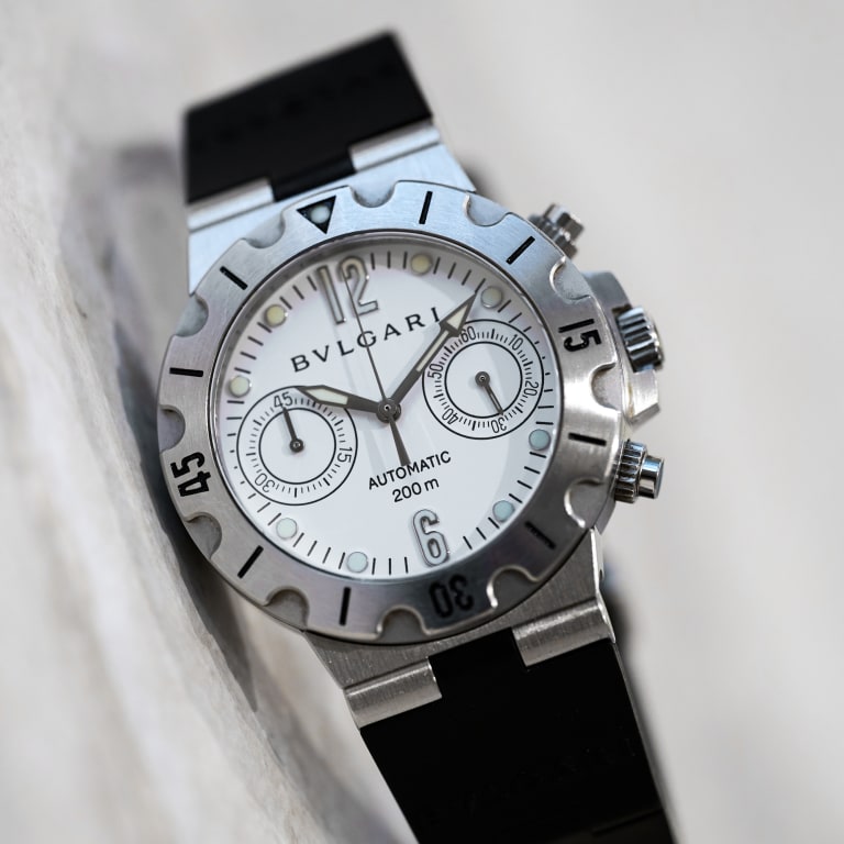 Diagono Scuba Chronograph Steel White Dial 38mm Product Image 11