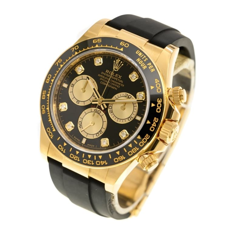 Daytona Yellow Gold Oysterflex Black Dial 40mm Product Image 2