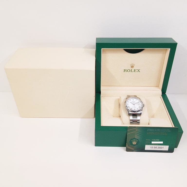 Datejust Steel White Dial 36mm Product Image 10