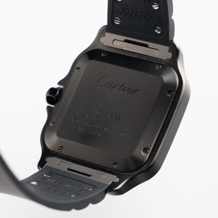 Santos de Cartier Steel Black Dial 39mm Product Image 8