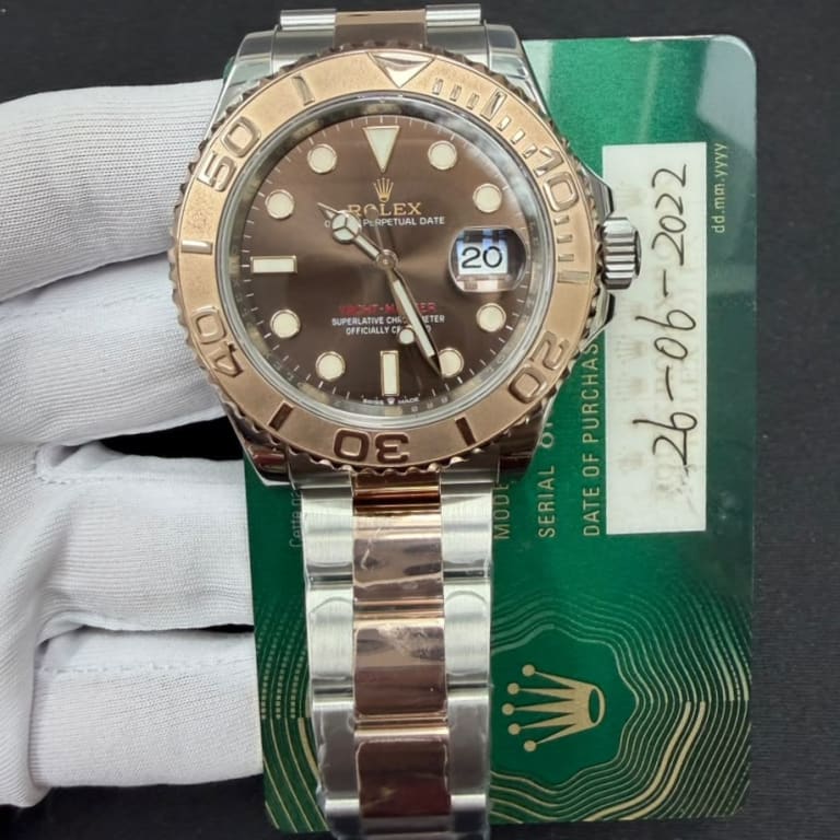 Yacht-Master Rose Gold & Steel Brown Dial 40mm Product Image 2