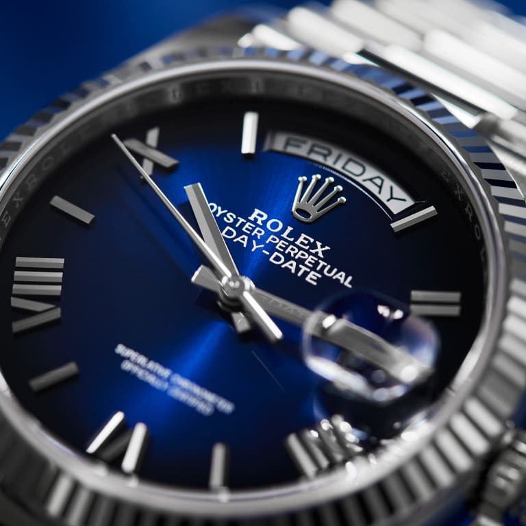 Day-Date White Gold Blue Ombré Dial 36mm Product Image 13