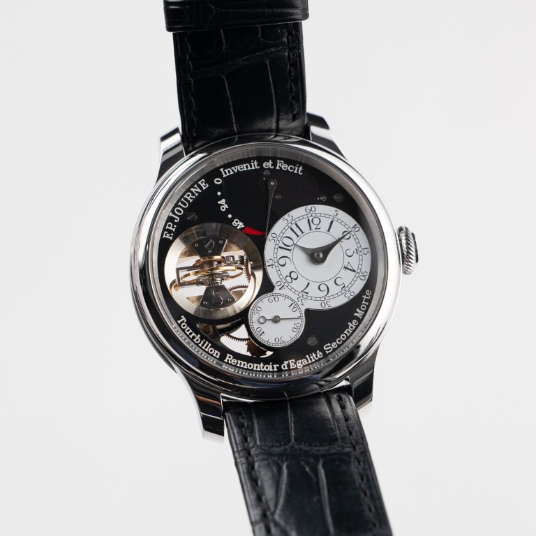 Black Label Vertical Tourbillon Platinum Black Dial 42mm Product Image 1