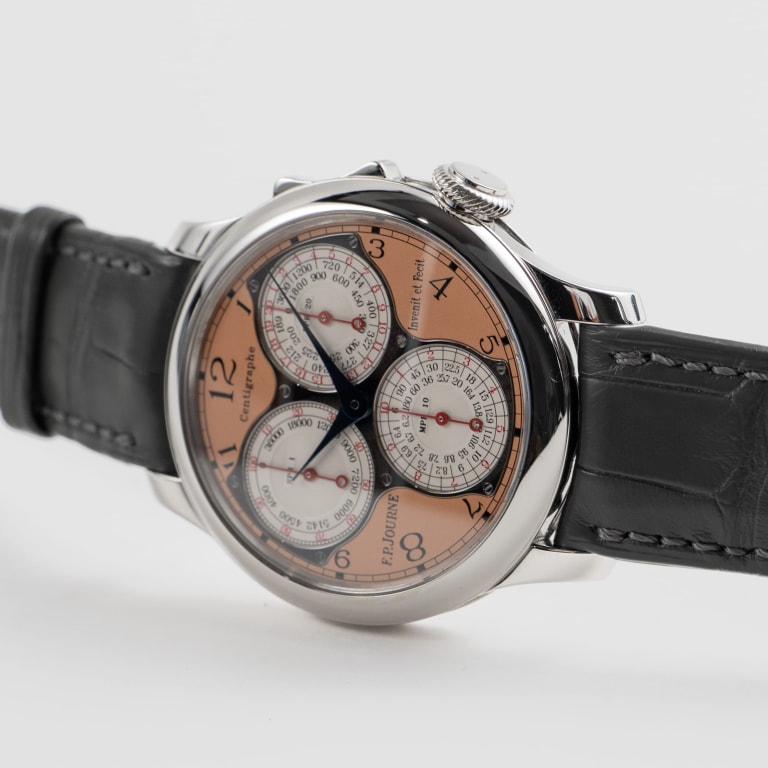 Centigraphe Souverain Platinum Salmon Dial 40mm Product Image 3