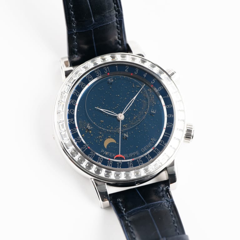 Celestial Platinum Diamond Blue Dial 44mm Product Image 1