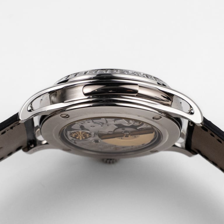 Minute Repeater Perpetual Calendar Chronograph Platinum Diamond Salmon Dial 42mm Product Image 5