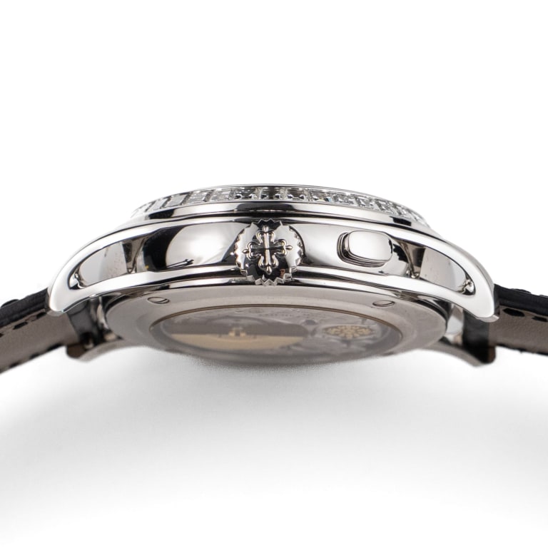 Minute Repeater Perpetual Calendar Chronograph Platinum Diamond Salmon Dial 42mm Product Image 4