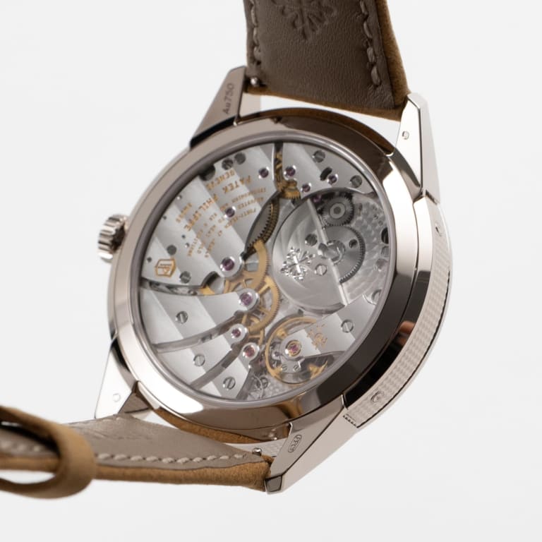 Calatrava Annual Calendar Travel Time White Gold Grey Dial 41mm Product Image 9