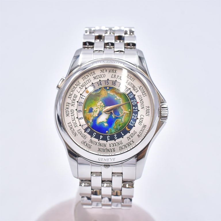 World Time Platinum Cloisonné Enamel Dial 39mm Product Image 1