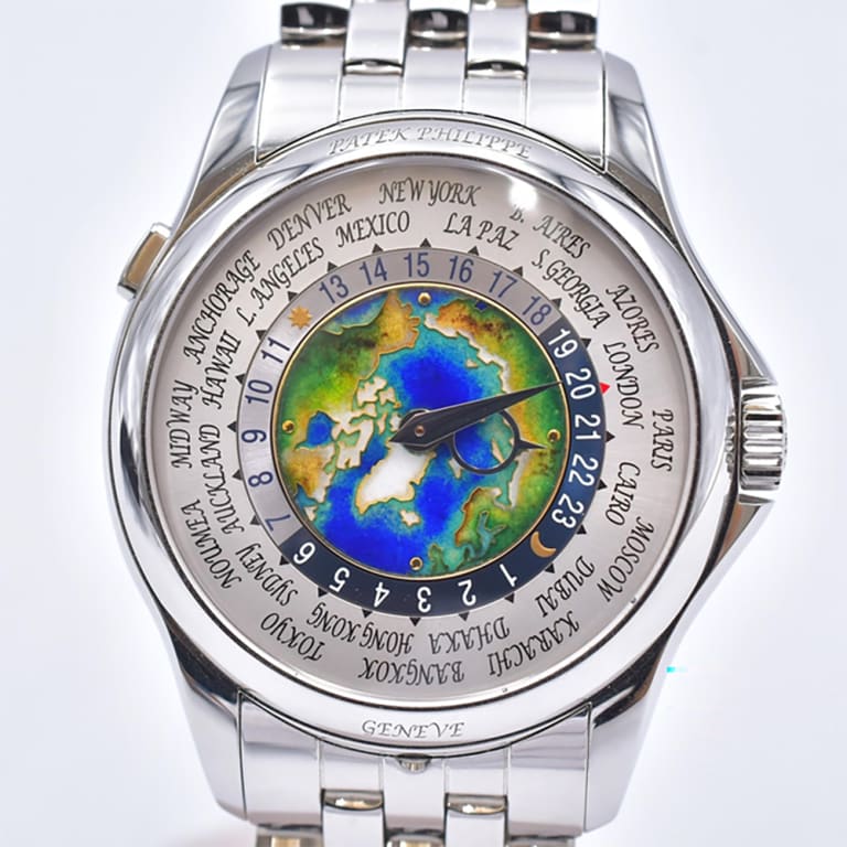 World Time Platinum Cloisonné Enamel Dial 39mm Product Image 2