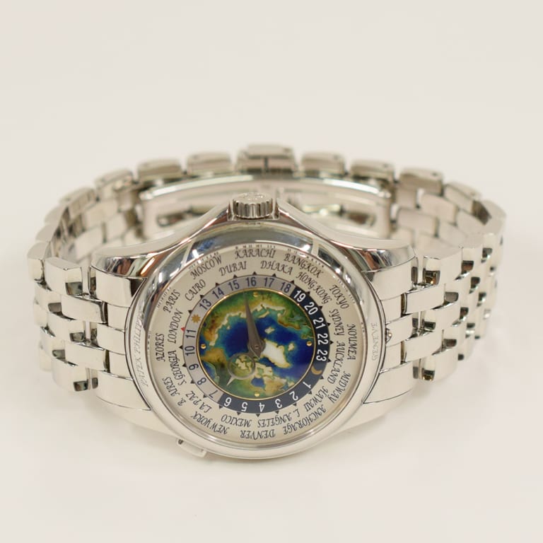 World Time Platinum Cloisonné Enamel Dial 39mm Product Image 3