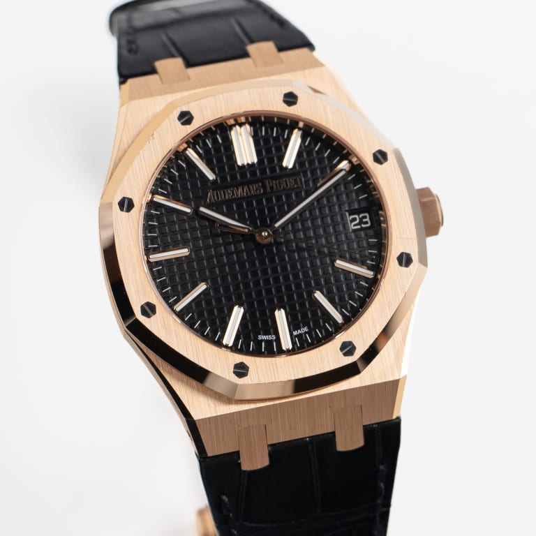 Royal Oak Selfwinding Rose Gold Black Dial 41mm Product Image 1