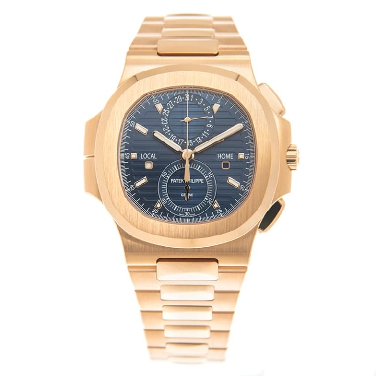 Nautilus Travel Time Rose Gold Blue Dial 40mm Product Image 1