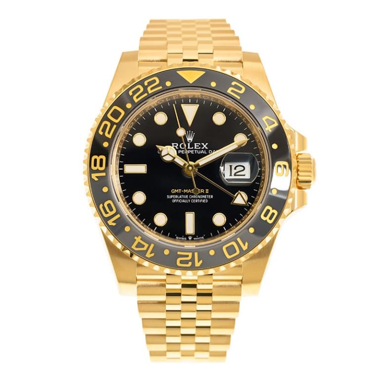 GMT-Master II Yellow Gold Jubilee Black Dial 40mm Product Image 1
