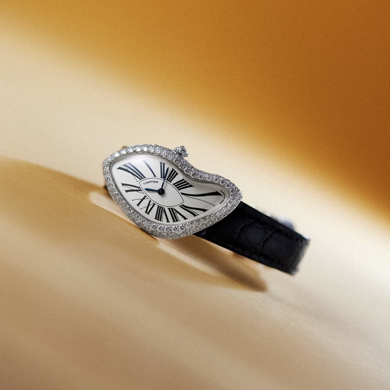 Crash de Cartier White Gold Diamond White Dial 39mm Product Image 12
