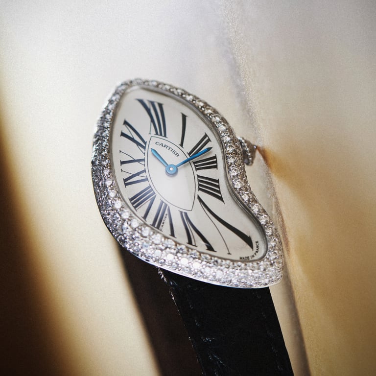 Crash de Cartier White Gold Diamond White Dial 39mm Product Image 11