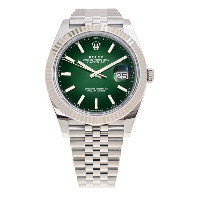 Datejust Steel Jubilee Green Ombré Dial 41mm Product Image 1