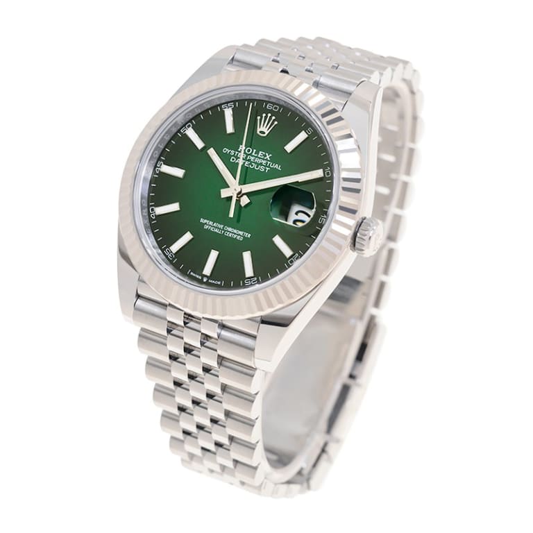 Datejust Steel Jubilee Green Ombré Dial 41mm Product Image 2