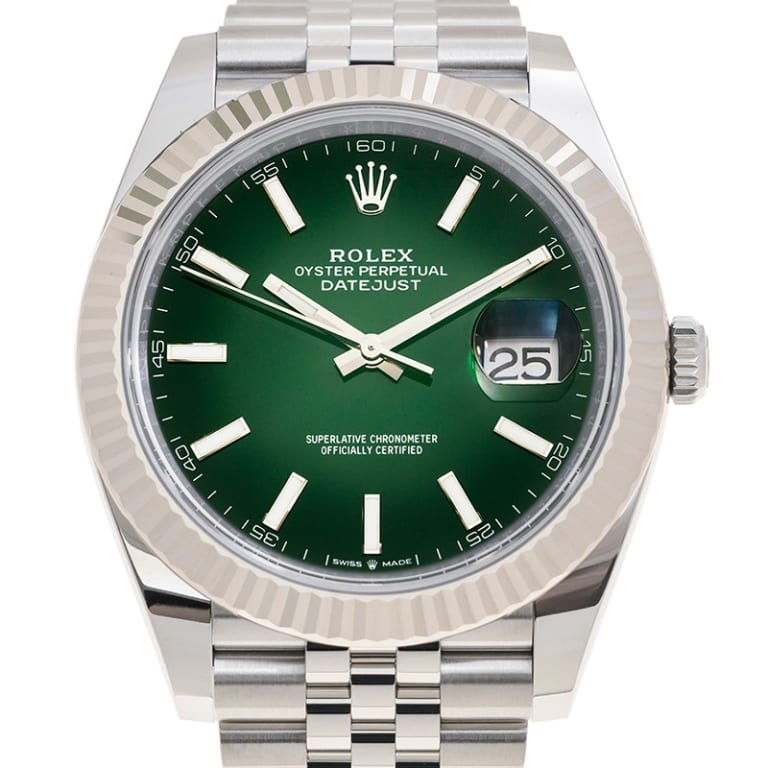 Datejust Steel Jubilee Green Ombré Dial 41mm Product Image 3