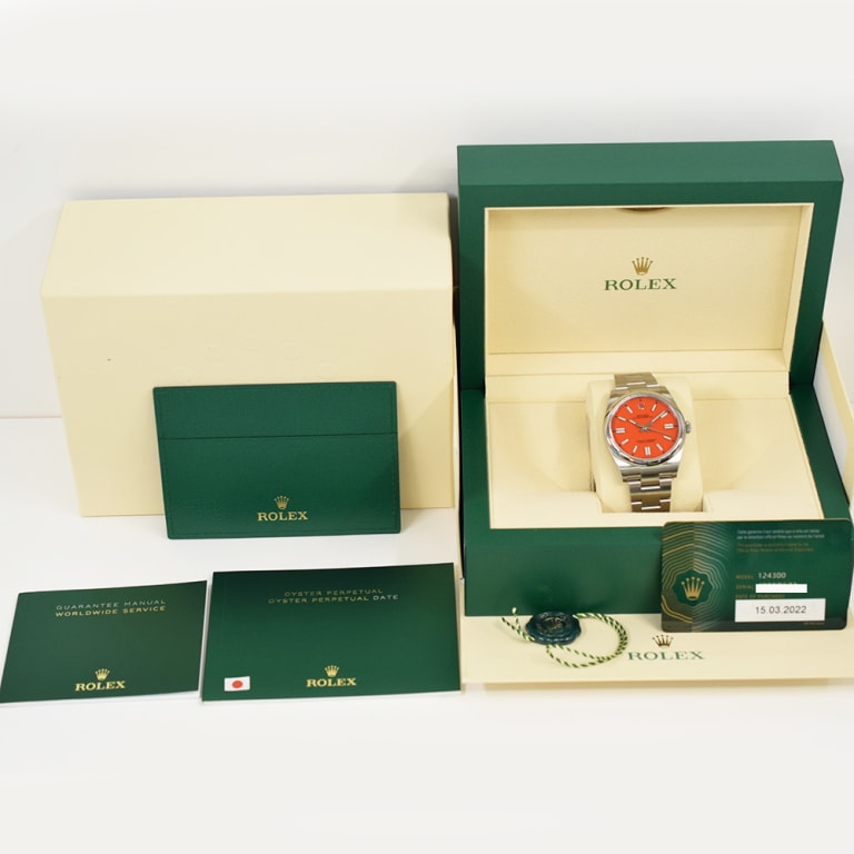 Oyster Perpetual Steel Red Dial 41mm Product Image 11