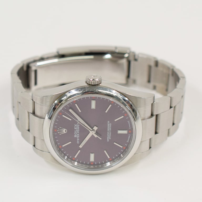 Oyster Perpetual Steel Purple Dial 39mm Product Image 3