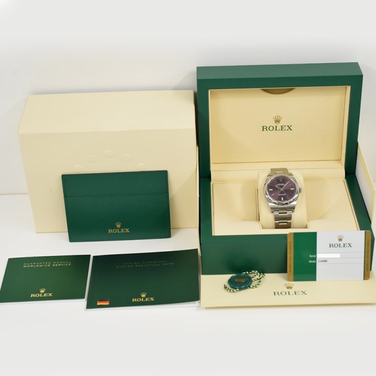 Oyster Perpetual Steel Purple Dial 39mm Product Image 11
