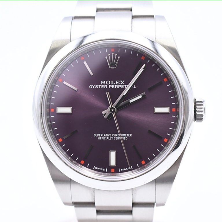 Oyster Perpetual Steel Purple Dial 39mm Product Image 1
