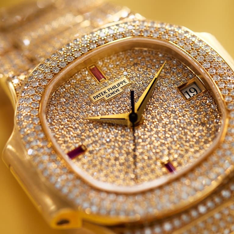 Nautilus Yellow Gold Diamond Pave Dial 37mm Product Image 12