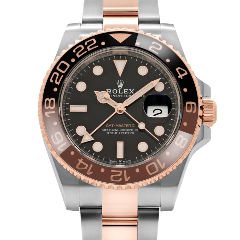 GMT-Master II "Rootbeer" Rose Gold & Steel Black Dial 40mm Product Image 3