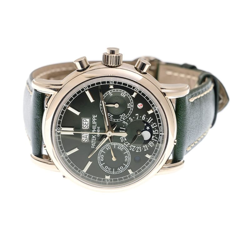 Perpetual Calendar Split-Seconds Chronograph White Gold Green Dial 40mm Product Image 2