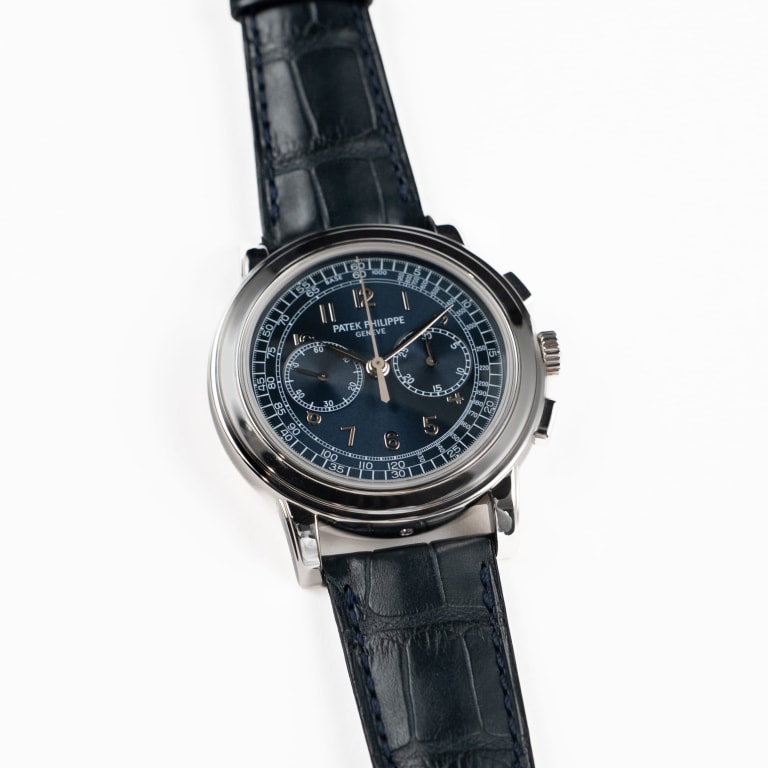 Chronograph Platinum Blue Dial 42mm Product Image 1