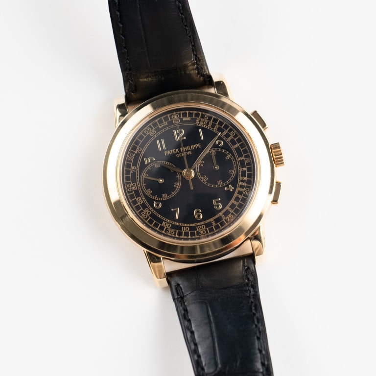 Chronograph Yellow Gold Black Dial 42mm Product Image 1