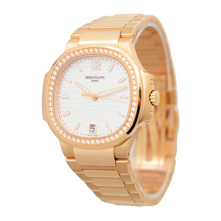 Nautilus Rose Gold Diamond White Dial 35mm Product Image 2
