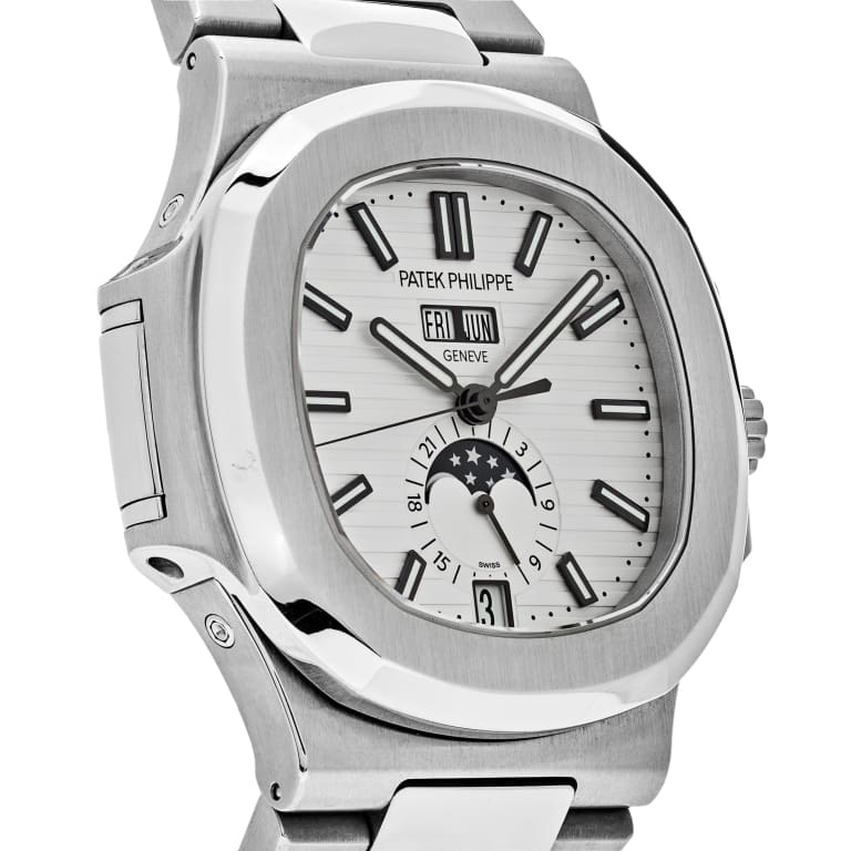 Nautilus Annual Calendar Steel White Dial 40mm Product Image 2