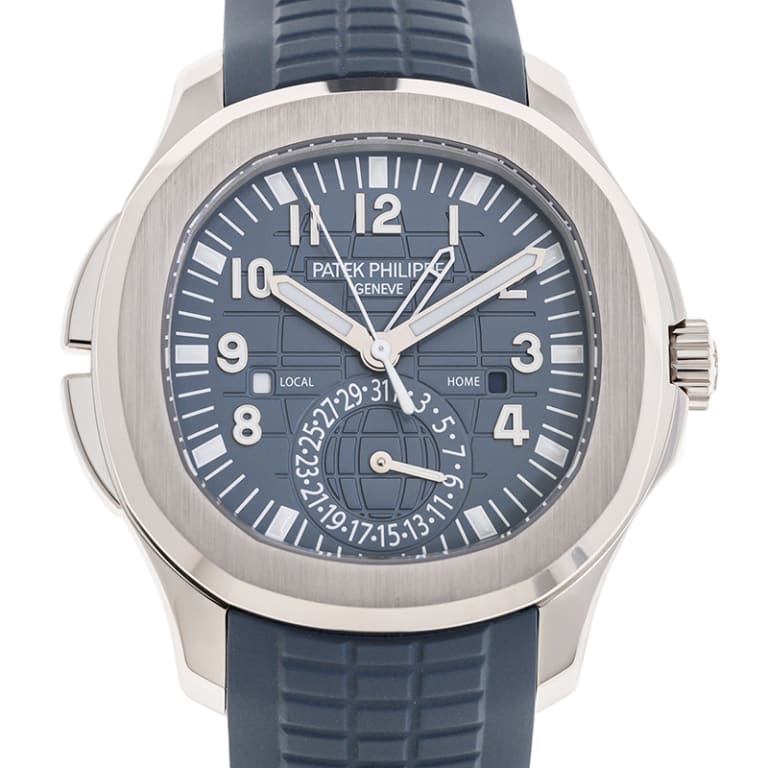 Aquanaut Travel Time White Gold Blue Dial 40mm Product Image 1