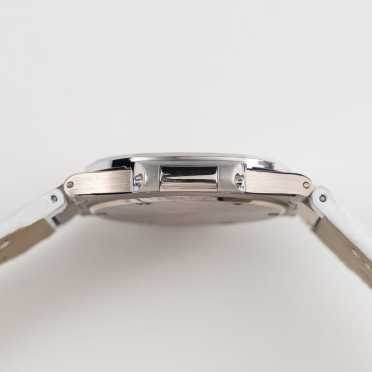 Nautilus Ladies White Gold Diamond Silver Dial 32mm Product Image 4