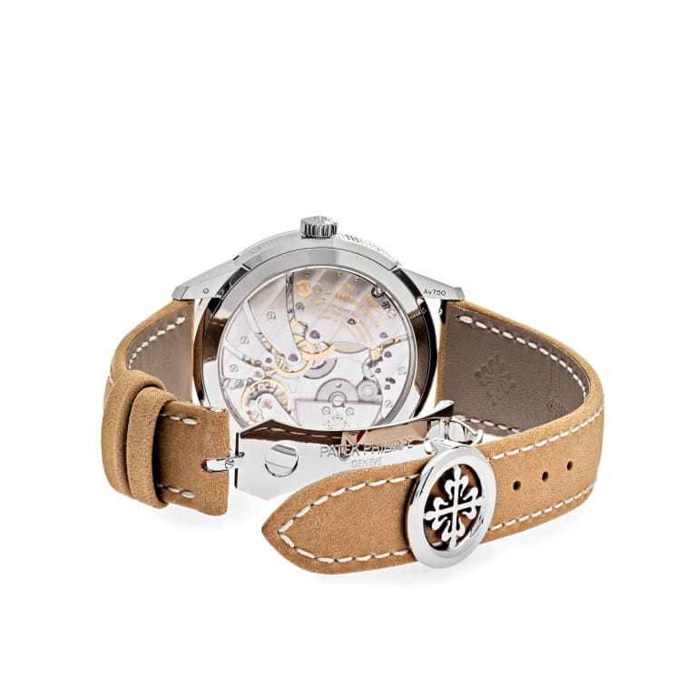 Calatrava Annual Calendar Travel Time White Gold Grey Dial 41mm Product Image 3