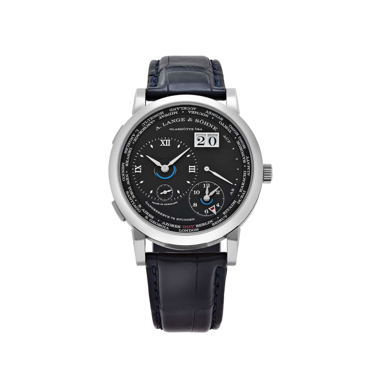 Lange 1 Time Zone White Gold Black Dial 42mm Product Image 1