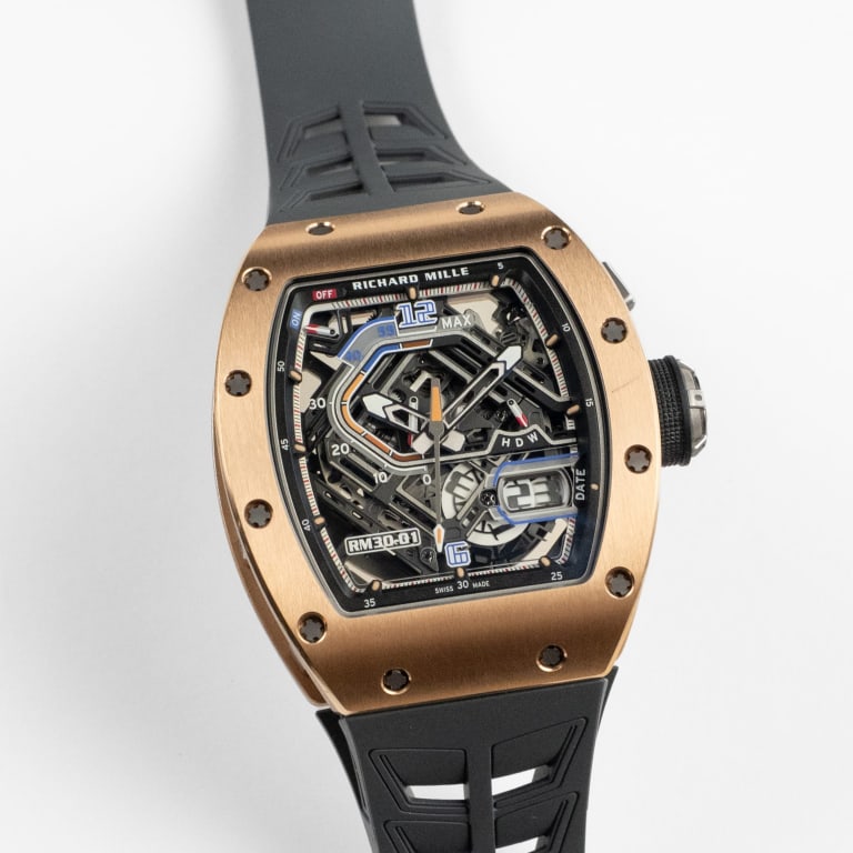RM30-01 Declutchable Rotor Rose Gold Product Image 1
