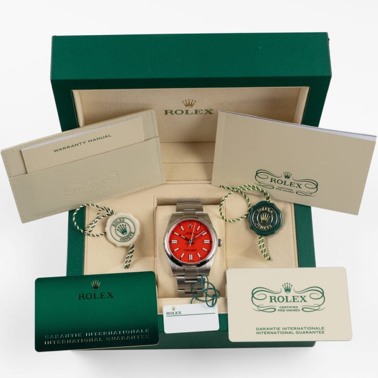 Oyster Perpetual Steel Red Dial 41mm Product Image 10