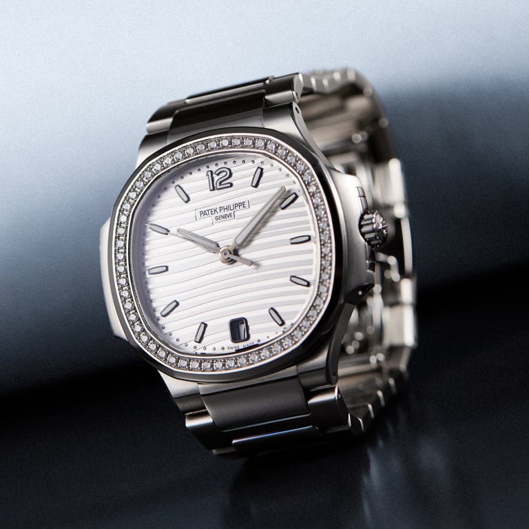 Nautilus Ladies Steel Diamond White Dial 35mm Product Image 14
