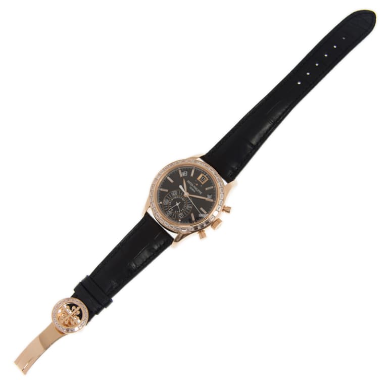 Complications Annual Calendar Chronograph Rose Gold Diamond Black Dial 40mm Product Image 3