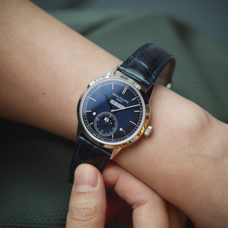 In-Line Perpetual Calendar Platinum Blue Dial 41mm Product Image 10