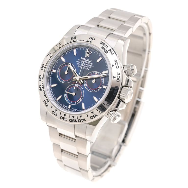 Daytona White Gold Blue Dial 40mm Product Image 2