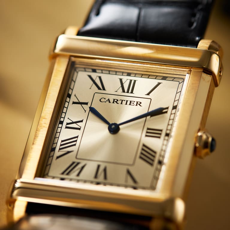 Tank Chinoise Yellow Gold Champagne Dial 39mm Product Image 11