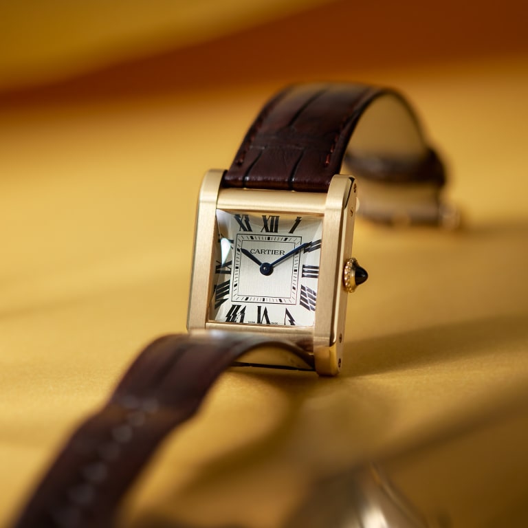 Tank Normale Yellow Gold White Dial 32mm Product Image 10