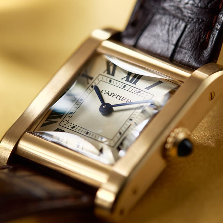 Tank Normale Yellow Gold White Dial 32mm Product Image 11