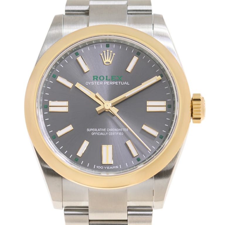Oyster Perpetual "100 Years" Yellow Gold & Steel Grey Dial 41mm Product Image 3